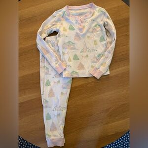TBBC pastel holiday village pjs